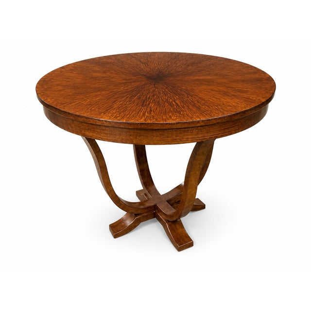 1990s Modern Round Foyer / Center Table by Artifacts For Sale - Image 5 of 6