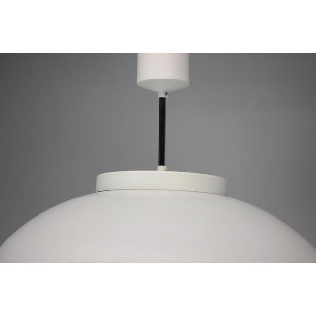 Large Mid-Century Modern Czechoslovakian Pendant Light, 1960s For Sale - Image 4 of 8