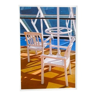 Kaleidoscope Chairs II Contemporary Photograph For Sale