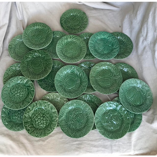 Vintage Bordallo Pinheiro Dessert Plates Set of 24 Chairish