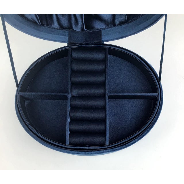 Vintage Velour & Satin Jewelry Box Chairish