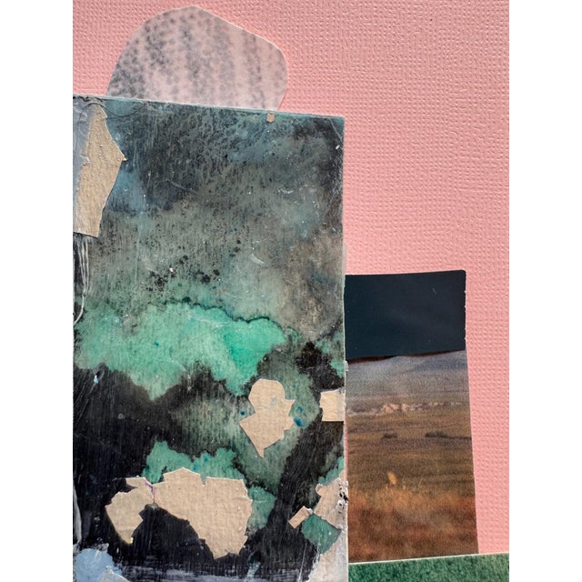 Paper "Superbloom 5" Original Mixed-Media Collage on Paper by Zac Woodiel For Sale - Image 7 of 9
