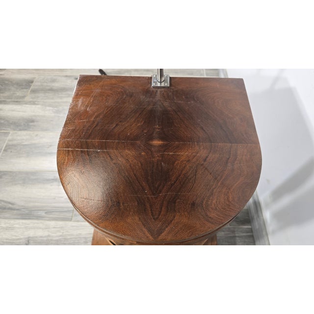 Art Deco Wooden Floor Lamp For Sale - Image 10 of 12
