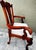 Chippendale Vintage Mid-Late 20th Century Carved Mahogany Georgian Chippendale Ball & Claw Feet Arm Chairs- Set of 2 For Sale - Image 3 of 12