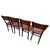 Wood Victorian Bent Oak Side Chair W/ Floral Seat by Thonet Hermanos, Set of 4 For Sale - Image 7 of 15