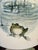 Absolutely Delightful Vintage Frog Plates by famous French artist Marcel Guillot. Set of 6 hand painted whimsical frog...