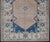 Textile Vintage Turkish Oushak Rug With Elegant Blue and Soft Peach Motifs 5'7 X 7'8 For Sale - Image 7 of 10