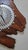 Tan Lightning – One-of-a-Kind Handcrafted Natural Wood Wall Clock Sculpture For Sale - Image 8 of 15