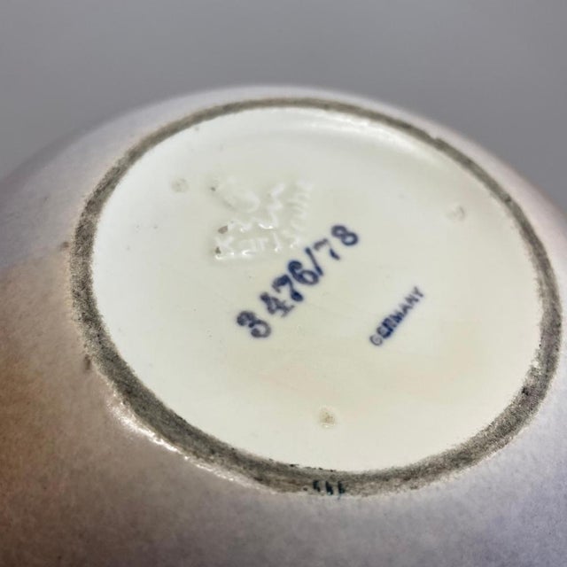 Bauhaus Ceramic Pottery Vase from Karlsruher Majolika, Germany, 1950s For Sale - Image 18 of 18