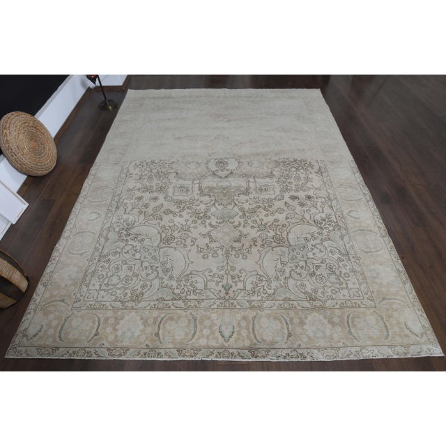 Vintage Persian Hand-Knotted area rug is a semi-antique vintage area rug. The '70s Eastern region of Anatolian's unique...