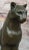Bronze Panther Puma Cougar Cat Bronze Sculpture Statue Figure on Marble Base For Sale - Image 8 of 10
