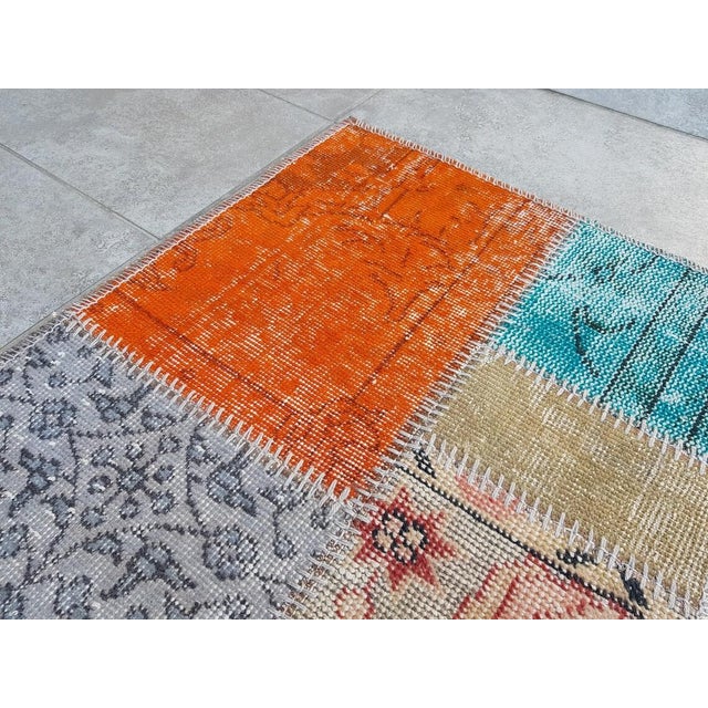 Vintage Handknotted Hallway Runner For Sale - Image 10 of 10