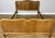 Vintage Louis French Oak Double Bed Frame with Carved Headboard For Sale - Image 10 of 10