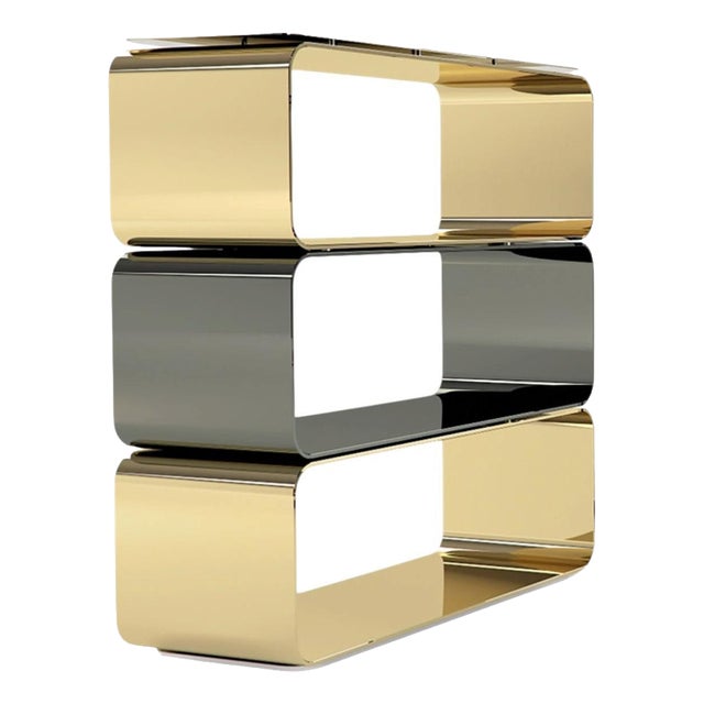 Brera A Bookshelf in Powder-Coated Aluminum by Altreforme For Sale