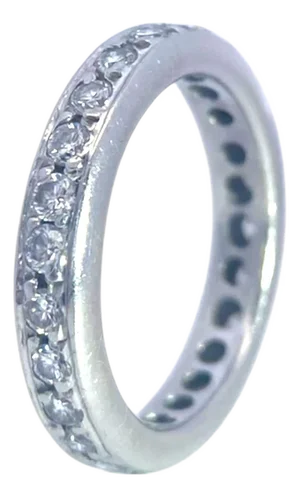 Platinum Diamond Eternity Band Ring Size 7