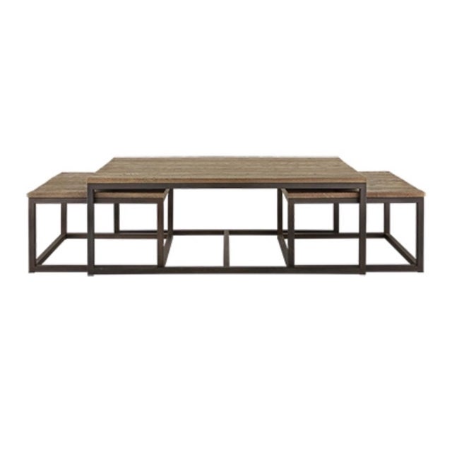 Arhaus Palmer Nesting Coffee Tables 3 Piece Set Chairish