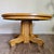 Vintage Tiger Oak Round Pedestal Dining Table For Sale - Image 15 of 15