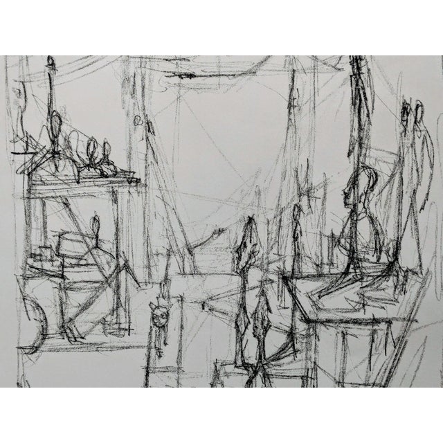 Atelier d'Artiste Lithograph Poster by Alberto Giacometti, 1951 For Sale - Image 3 of 7