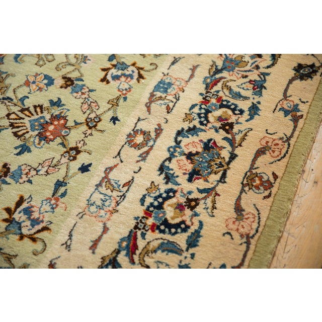 Vintage Kashan Carpet - 7'5" x 10'3" For Sale - Image 9 of 11