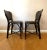 Late 20th Century Black Rattan Counter Stools - a Pair For Sale - Image 4 of 11