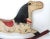 Black Antique American Hand Painted Childs Rocking Horse Side Panel For Sale - Image 8 of 13