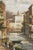 w.johannele Large Venice Canal Oil Painting on Canvas For Sale - Image 12 of 17