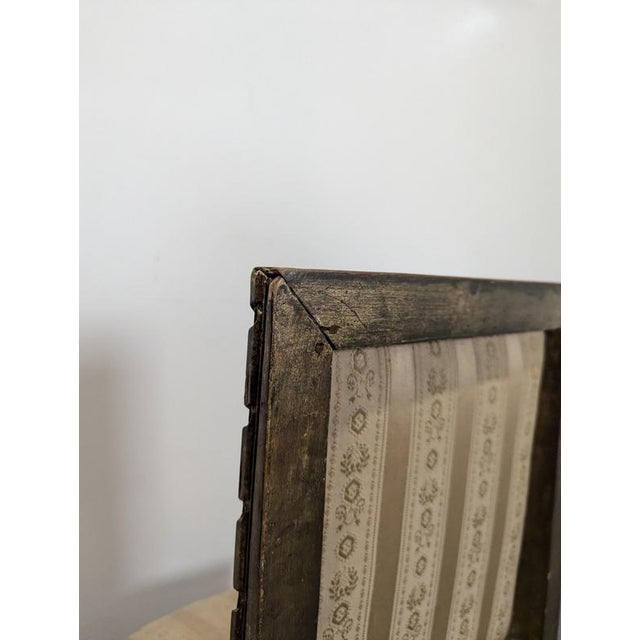 Louis XVI Armchairs with Painted Decoration, Set of 2 For Sale - Image 4 of 7