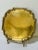 Vintage Brass Square Tray With Scalloped Corners, Hollywood Regency For Sale - Image 12 of 12