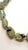Vintage Prehnite Faceted and Sterling Silver Beaded Necklace For Sale - Image 4 of 4