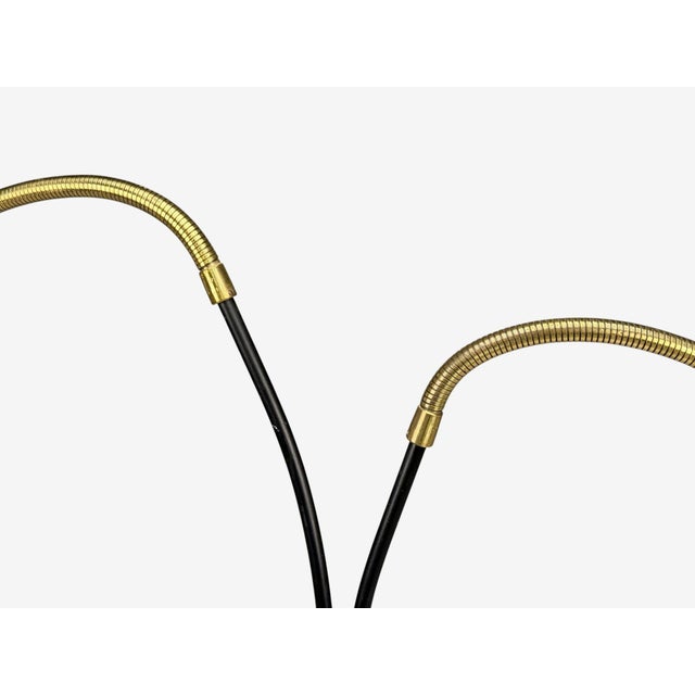 Metal Eskilstuna Elektrofabrik, Floor Lamp, Laqcuered Metal, Brass, Sweden, 1960s For Sale - Image 7 of 14