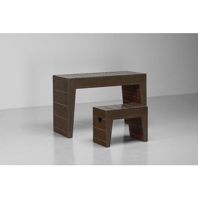 1960s Vintage Dutch Open Table by Jan De Jong, 1966 For Sale - Image 5 of 18