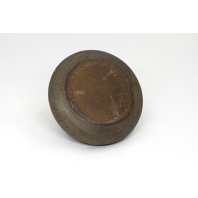 Antique Danish Studio Ceramic Bowl by Niels Peter Nielsen for Egebjerg, 1910s For Sale - Image 3 of 4