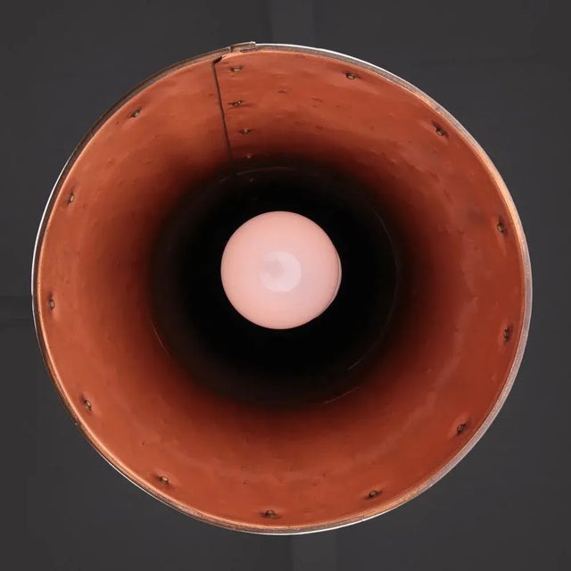 Danish Hand-Hammered Copper Hanging Lamp by E.S Horn Aalestrup, 1950s For Sale - Image 6 of 13