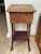 Shabby Chic 19th Century English Bamboo Sewing Box Side Table W Flared Legs For Sale - Image 3 of 14