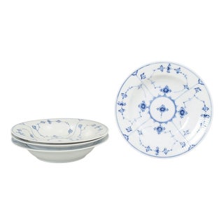 Pasta Plates in Porcelain from Royal Copenhagen, 1920s, Set of 4 For Sale