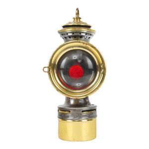 Antique Converted Old Sol Hawthorne Carbide Bicycle Lamp