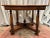 perfectly square this charming Henri II style walnut table is truly versatile... is it a center table? is it a breakfast...