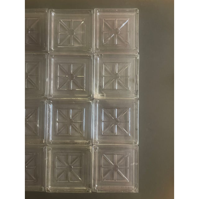 Luxfer Glass Tiles X 4 [ 16 Available ] For Sale - Image 4 of 7