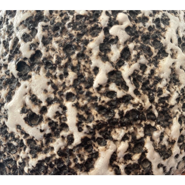 Orange Glazed Fat Lava Oval Vase by Trude Carstens for Carstens Tönnieshof, 1970 For Sale - Image 6 of 8