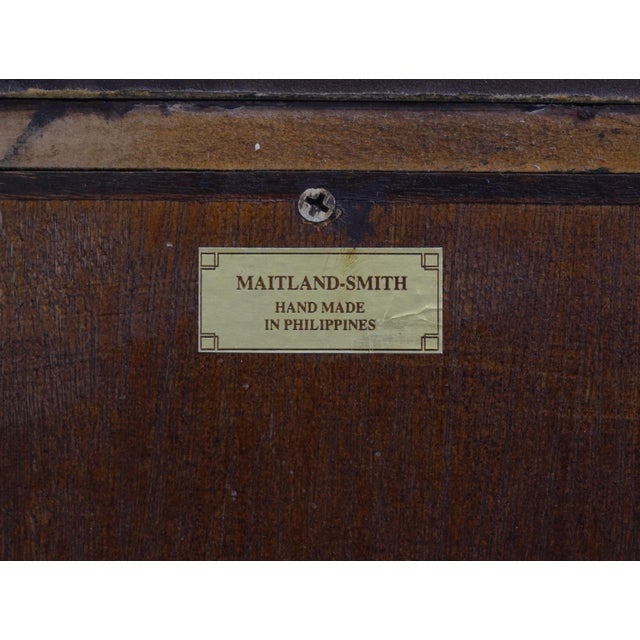 Maitland-Smith Mahogany Chippendale Style Secretary Desk For Sale - Image 18 of 18