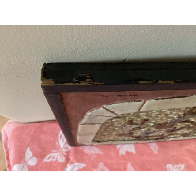 Vintage Ceramic Wall Sculpture by Marilyn Fox, Mosaic Wall Art For Sale In Phoenix - Image 6 of 12