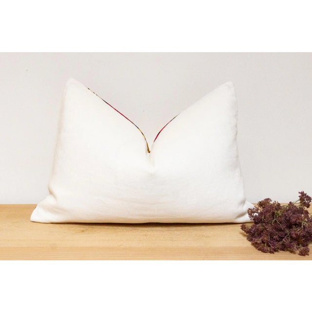 Zahra Antique Lakai Tribe Linen Pillow For Sale In Los Angeles - Image 6 of 7