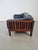 Textile Mid-Century Modern Scandinavian Monte Carlo Sofa in Black Leather and Wood by Ingvar Stockum, 1965 For Sale - Image 7 of 18