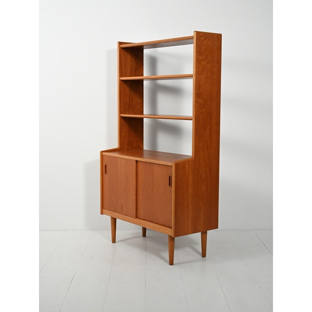 Scandinavian Teak Bookcase, 1960s For Sale - Image 6 of 12