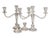 Metal Sterling Silver Convertible Candelabra & Candlestick Set For Sale - Image 7 of 8