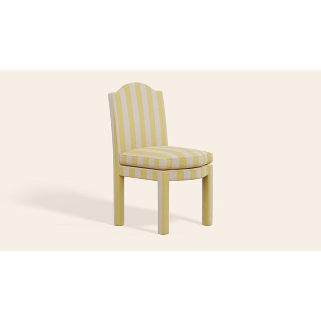 Contemporary Citron Leo Dining Chairs by Ceraudo, 1970s, Set of 2 For Sale - Image 3 of 6