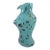 Vintage MCM Murano Style Large Glass Vase Woman's Torso For Sale