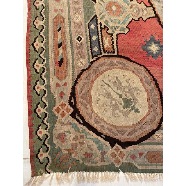 Textile 1910s Antique Kilim Rug For Sale - Image 7 of 9