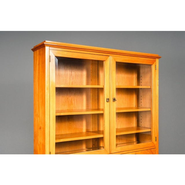 Brown Art Nouveau Display Bookcase, Early 20th Century For Sale - Image 8 of 18