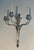 1900 Large silver metal 3-arm wall lights - a Pair For Sale - Image 12 of 12